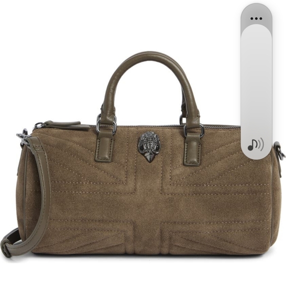 Kurt Geiger Brown Leather And Suede Crossbody Bag - Picture 1 of 8
